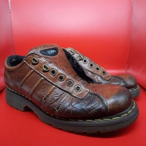 Dr Martens 9764 Oxford brown leather lace up shoes Womens US 11 Mens 10
